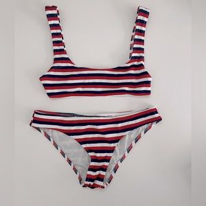 SOLID & STRIPED Bikini Set - Small Top, Medium Bottoms